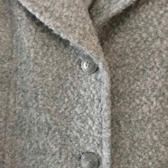 Grey ‘Boucle’ Coat - Picture 3 of 6